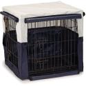 Hoes voor hondenbench benco beige/blauw 63 x 55 x x 61 cm