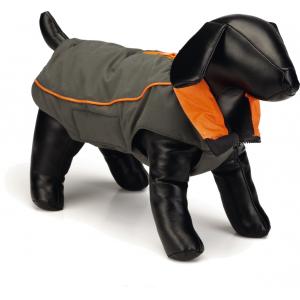 Afbeelding Nano hondenjas Vail Grijs/oranje 60 cm door Huisdierexpress.nl