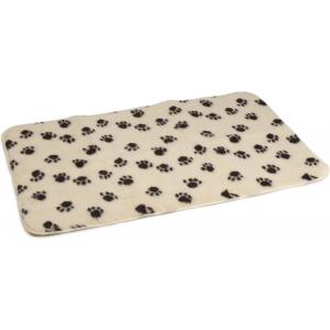 Afbeelding Vetbed Beige Met Pootjesprint voor honden Large door Huisdierexpress.nl