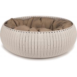 Afbeelding Curver Cozy Pet Bed hondenmand creme 50 cm door Huisdierexpress.nl