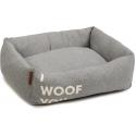 Hondenmand Woof You grijs 55 x 50 x 20 cm