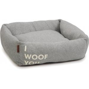 Afbeelding Hondenmand Woof You grijs 65 x 60 x 20 cm door Huisdierexpress.nl