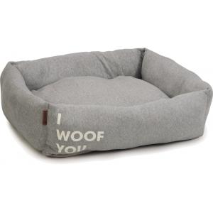 Afbeelding Hondenmand Woof You grijs 80 x 70 x 22 cm door Huisdierexpress.nl