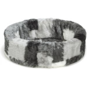 Afbeelding Teddy hondenmand Patch grijs 40 cm door Huisdierexpress.nl