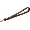 Hondenriem met ketting 120cm x 12mm bruin