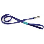 Hondenriem Uni 120cm x 20mm blauw