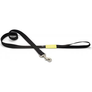 Afbeelding Hondenriem Uni 120cm x 25mm zwart door Huisdierexpress.nl