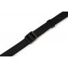 Hondenriem van nylon verstelbaar 180cm x 15mm zwart