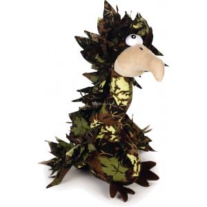 Beeztees Pluche camouflage hondenspeeltje eend groen 25 cm