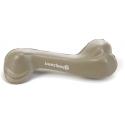 Rubber been massief hondenspeeltje beige 14 cm