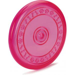 Afbeelding TPR hondenfrisbee roze 23 cm door Huisdierexpress.nl