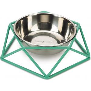 Afbeelding Hondenvoerbak Puroni groen 19 cm door Huisdierexpress.nl
