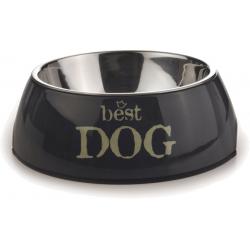 Hondenvoerbak rond Best Dog grijs 18 cm