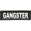 Julius-K9 tekstlabel Gangster 11 x 3 cm