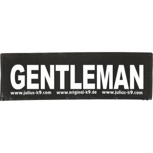 Julius-K9 tekstlabel Gentleman 11 x 3 cm