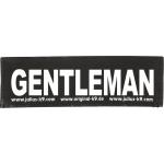 Julius-K9 tekstlabel Gentleman 16 x 5 cm