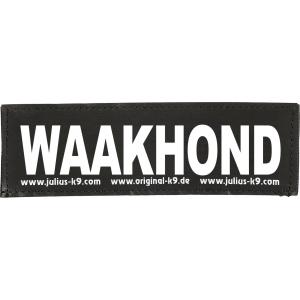 Julius-K9 tekstlabel Waakhond 16 x 5 cm