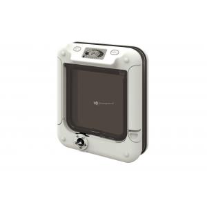 Afbeelding Cat Mate kattenluik 359W met lcd tijdklok 50mm wit door Huisdierexpress.nl