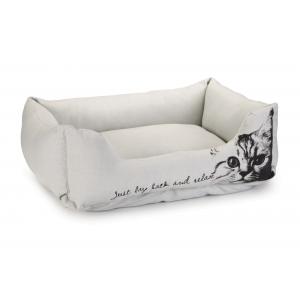 Afbeelding Beeztees Settle - Kattenmand - Textiel - Grijs - 50x42x20 cm door Huisdierexpress.nl