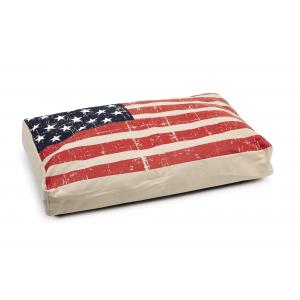 Afbeelding Stars and Stripes katten ligkussen door Huisdierexpress.nl