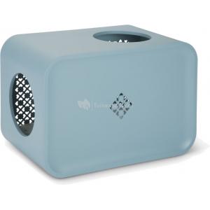 Afbeelding Cat Cube kattenmand blauw door Huisdierexpress.nl