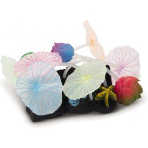 Afbeelding Lotusbloem glow in the dark multi aquarium decoratie door Huisdierexpress.nl