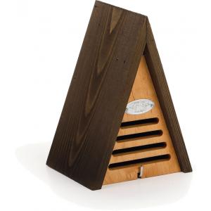 Afbeelding Houten lieveheersbeestkast driehoek bruin door Huisdierexpress.nl