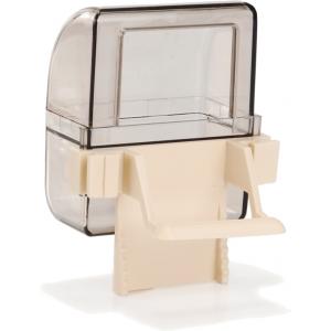 Afbeelding Voeder- en drinkbak voor vogels Smoke beige set van 2 door Huisdierexpress.nl