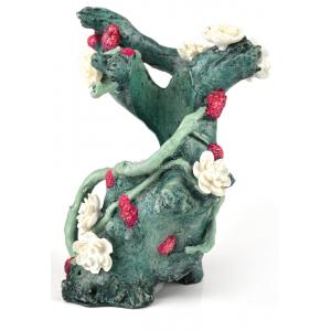 Afbeelding BiOrb ornament bloemen boomstronk groen aquarium decoratie door Huisdierexpress.nl