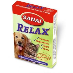 Afbeelding Sanal Relax voor hond, kat en konijn Per verpakking door Huisdierexpress.nl