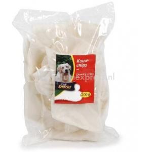 Afbeelding DeliSnacks kauwchips wit hondensnack - 200 gram door Huisdierexpress.nl