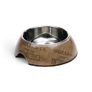 Afbeelding Melamine eetbak jute - 18 x 6.5 cm door Huisdierexpress.nl