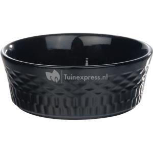 Afbeelding Hondenvoerbak Diamond 18 cm - Zwart-18 x 6.5 cm door Huisdierexpress.nl