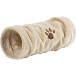 Afbeelding Crispy pluche speeltunnel - Beige door Huisdierexpress.nl